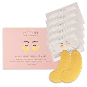 MZ SKIN Hydra Bright GOLD EYE MASK x 5 NWB